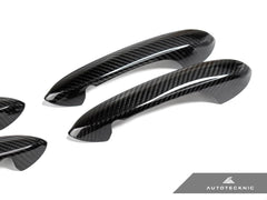 Kies-Motorsports AutoTecknic USA AutoTecknic Dry Carbon Door Handle Trim Set - F40 1-Series | F44 2-Series Gran Coupe