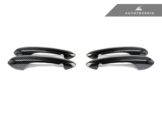 Kies-Motorsports AutoTecknic USA AutoTecknic Dry Carbon Door Handle Trim Set - F40 1-Series | F44 2-Series Gran Coupe