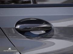 Kies-Motorsports AutoTecknic USA AutoTecknic Dry Carbon Door Handle Trim Set - G80 M3