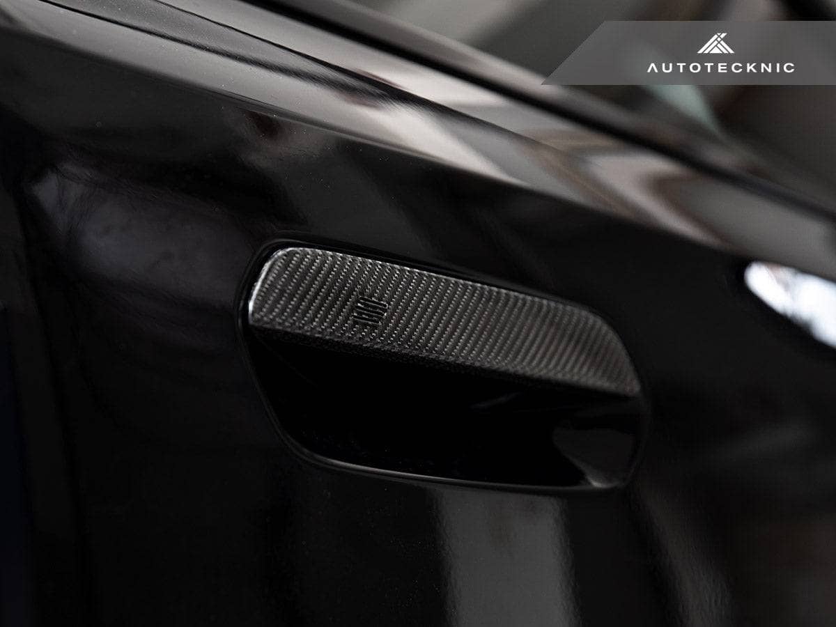 Kies-Motorsports AutoTecknic USA AutoTecknic Dry Carbon Door Handle Trim Set - G87 M2 G87 M2 / Gloss Finish