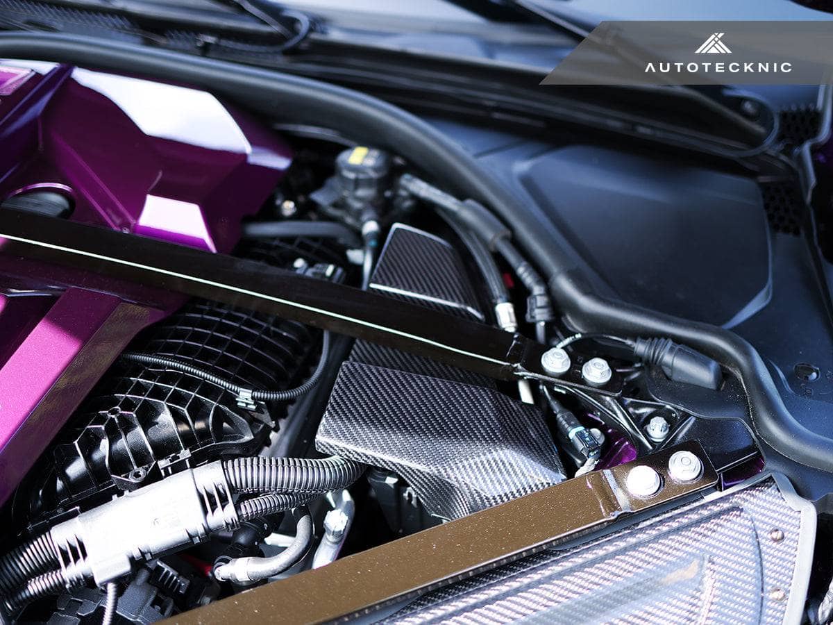 Kies-Motorsports AutoTecknic USA AutoTecknic Dry Carbon ECU Battery Terminal Cover - G80 M3 | G82/ G83 M4