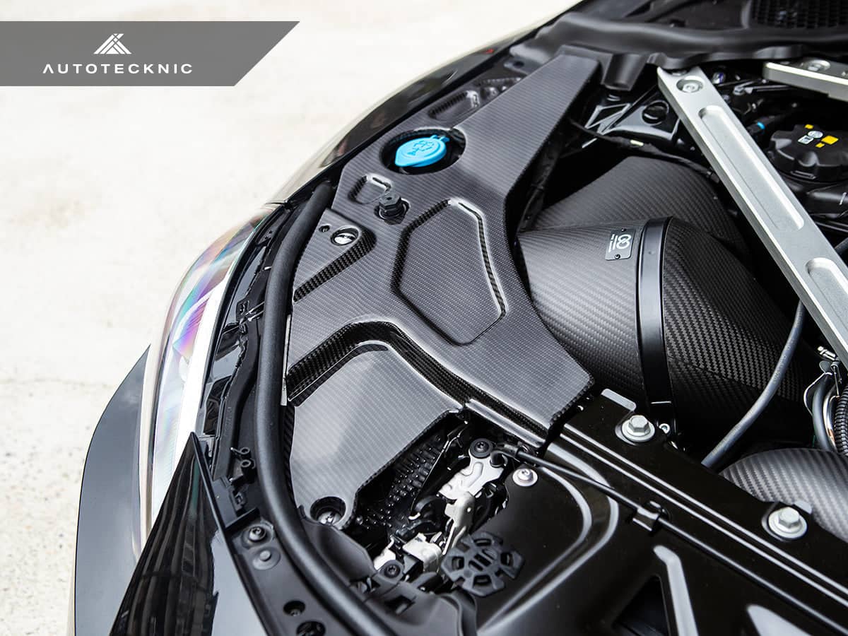 Kies-Motorsports AutoTecknic USA AutoTecknic Dry Carbon Engine Bay Trim Set - G87 M2