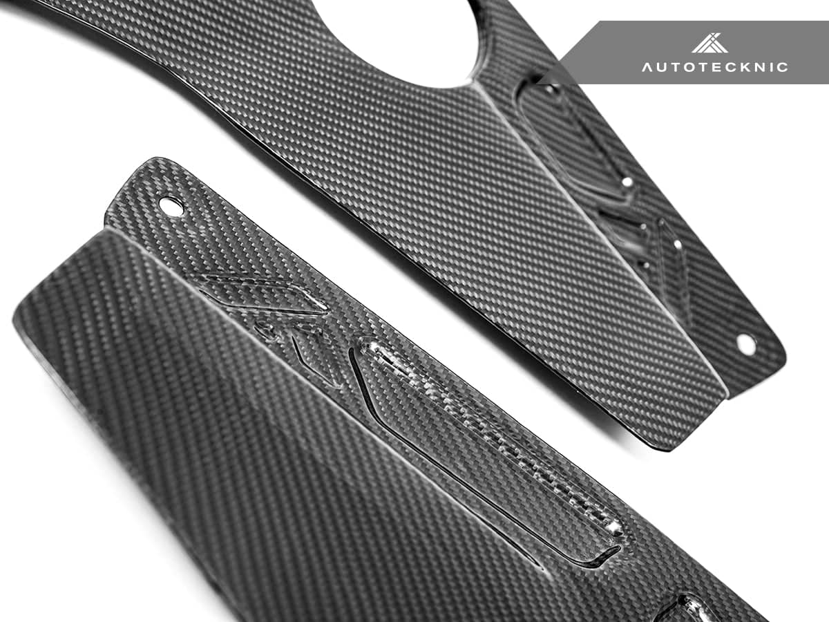 Kies-Motorsports AutoTecknic USA AutoTecknic Dry Carbon Engine Bay Trim Set - G87 M2