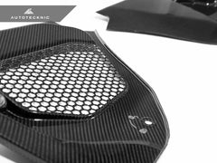 Kies-Motorsports AutoTecknic USA AutoTecknic Dry Carbon Engine Cowl Panel Trim Set - F90 M5