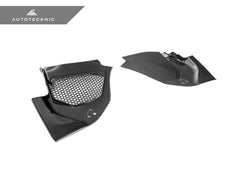 Kies-Motorsports AutoTecknic USA AutoTecknic Dry Carbon Engine Cowl Panel Trim Set - F90 M5