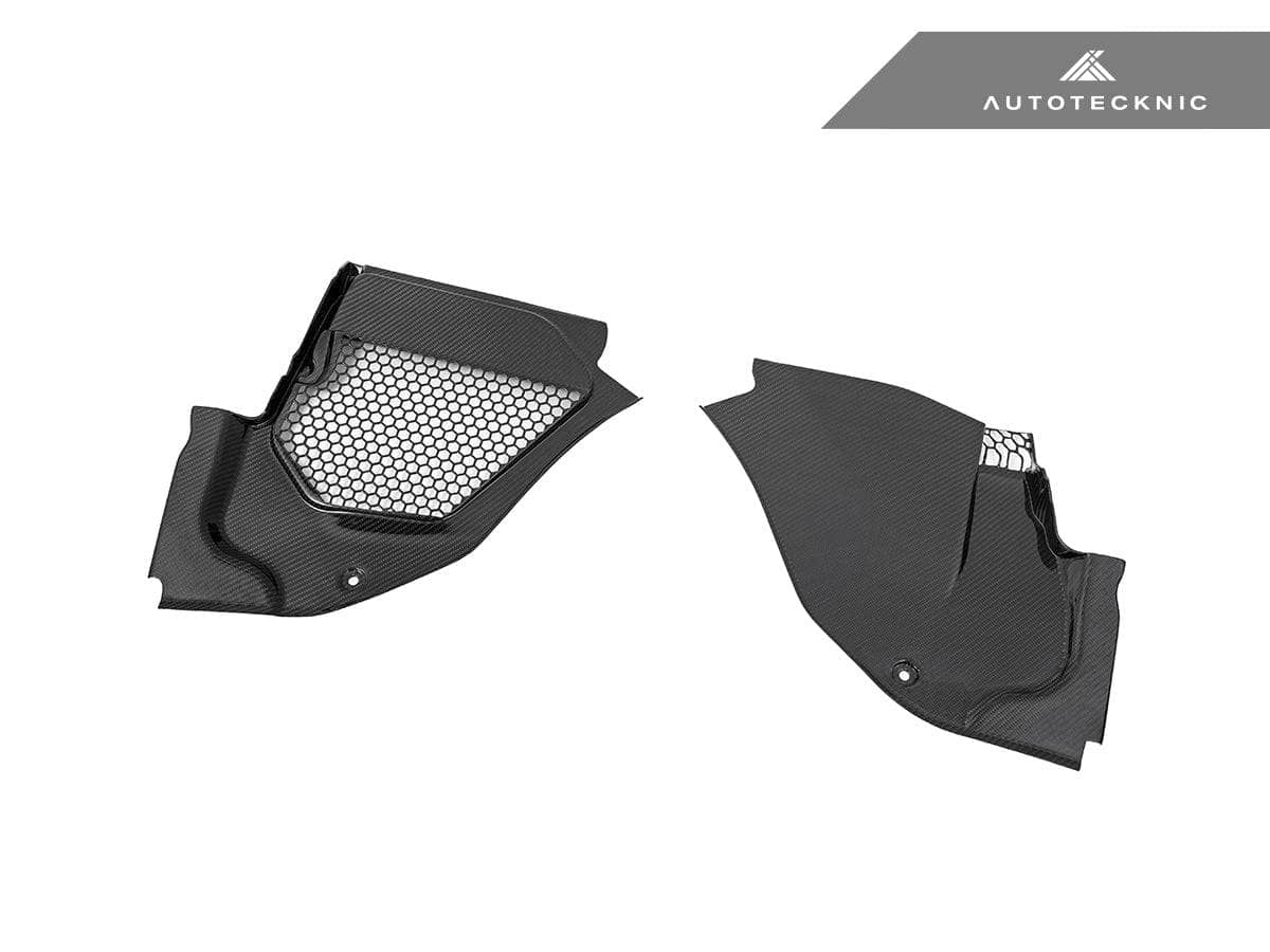 Kies-Motorsports AutoTecknic USA AutoTecknic Dry Carbon Engine Cowl Panel Trim Set - F91/ F92/ F93 M8