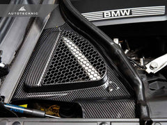 Kies-Motorsports AutoTecknic USA AutoTecknic Dry Carbon Engine Cowl Panel Trim Set - F97 X3M | F98 X4M