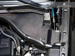 Kies-Motorsports AutoTecknic USA AutoTecknic Dry Carbon Engine Cowl Panel Trim Set - F97 X3M | F98 X4M