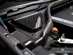 Kies-Motorsports AutoTecknic USA AutoTecknic Dry Carbon Engine Cowl Panel Trim Set - F97 X3M | F98 X4M