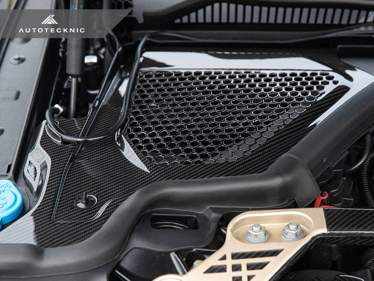 Kies-Motorsports AutoTecknic USA AutoTecknic Dry Carbon Engine Cowl Panel Trim Set - G87 M2 | G80 M3 | G82/ G83 M4
