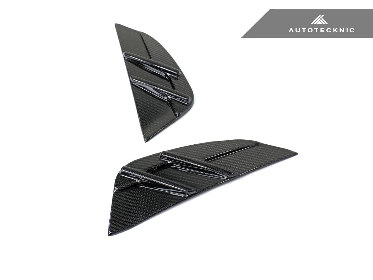 Kies-Motorsports AutoTecknic USA AutoTecknic Dry Carbon Fender Side Marker Set - G80 M3