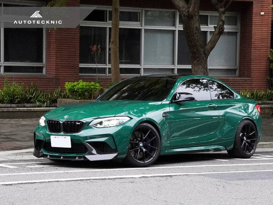 Kies-Motorsports AutoTecknic USA AutoTecknic Dry Carbon Fiber Center Front Lip - F87 M2 Competition