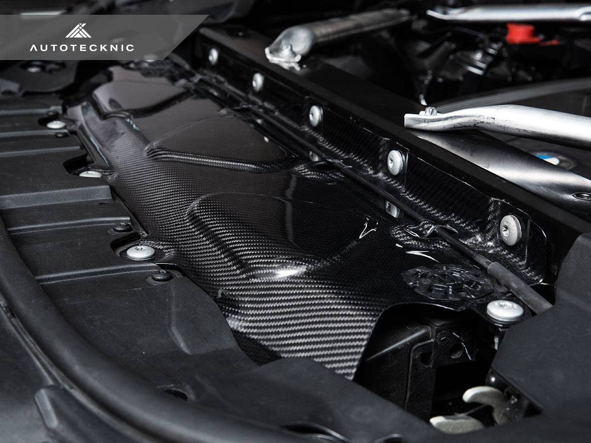 Kies-Motorsports AutoTecknic USA AutoTecknic Dry Carbon Fiber Cooling Shroud - G05 X5 | G06 X6 | G07 X7