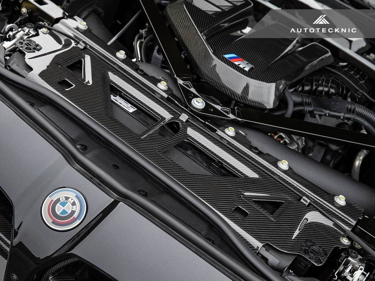 Kies-Motorsports AutoTecknic USA AutoTecknic Dry Carbon Fiber Cooling Shroud - G80 M3 | G82/ G83 M4