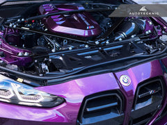 Kies-Motorsports AutoTecknic USA AutoTecknic Dry Carbon Fiber Cooling Shroud - G80 M3 | G82/ G83 M4