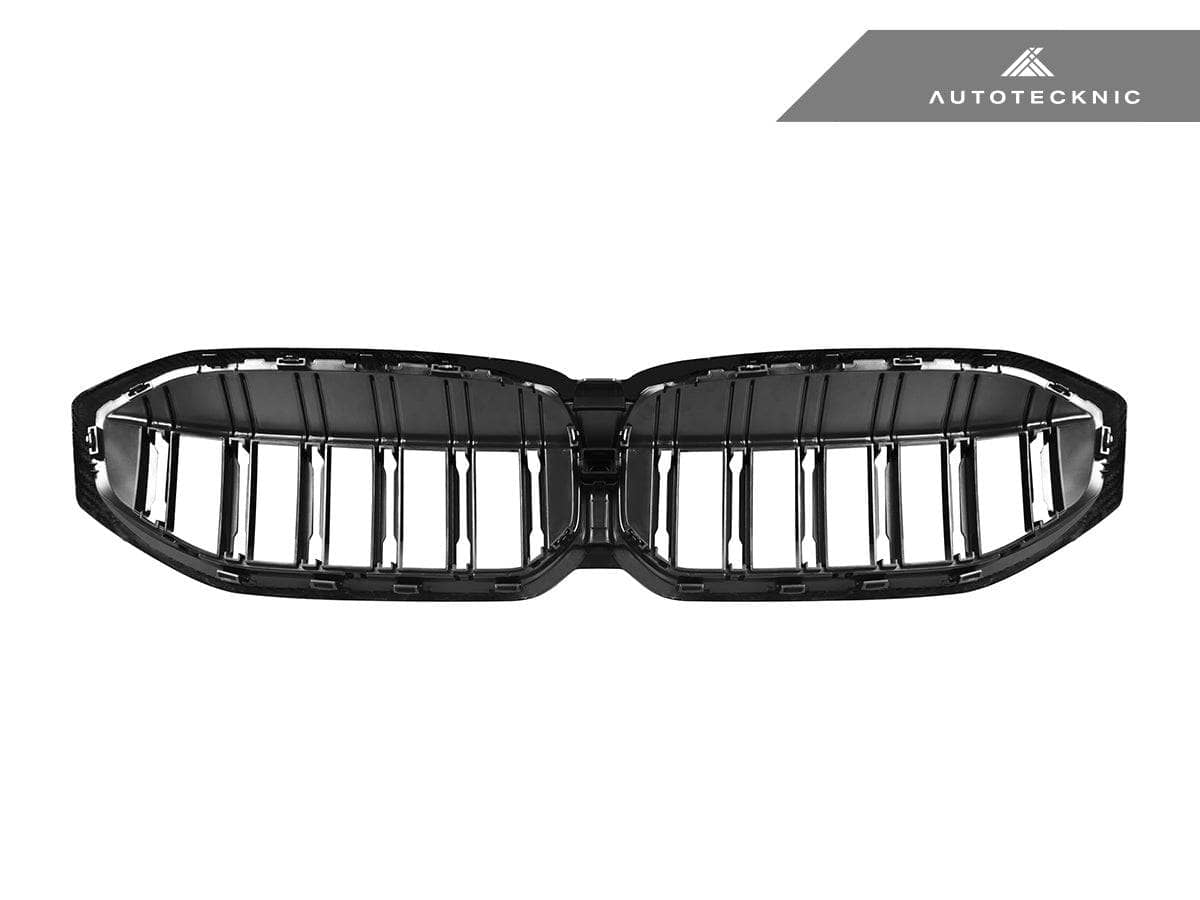 Kies-Motorsports AutoTecknic USA AutoTecknic Dry Carbon Fiber Dual-Slat Front Grille - G20 3-Series LCI G20 3-Series LCI 2023-Up