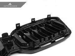 Kies-Motorsports AutoTecknic USA AutoTecknic Dry Carbon Fiber Dual-Slats Front Grille Set - G01 X3 LCI | G02 X4 LCI