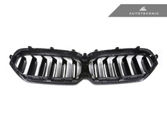 Kies-Motorsports AutoTecknic USA AutoTecknic Dry Carbon Fiber Dual-Slats Front Grilles - G30 5-Series LCI