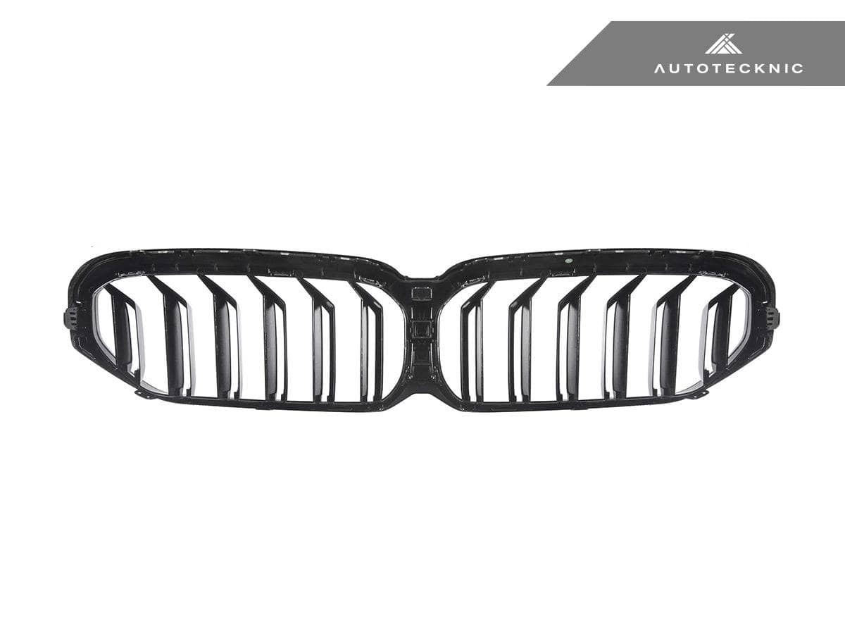 Kies-Motorsports AutoTecknic USA AutoTecknic Dry Carbon Fiber Dual-Slats Front Grilles - G30 5-Series LCI
