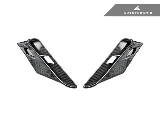 Kies-Motorsports AutoTecknic USA AutoTecknic Dry Carbon Fiber Fender Pocket Set - F90 M5 | M5 Competition