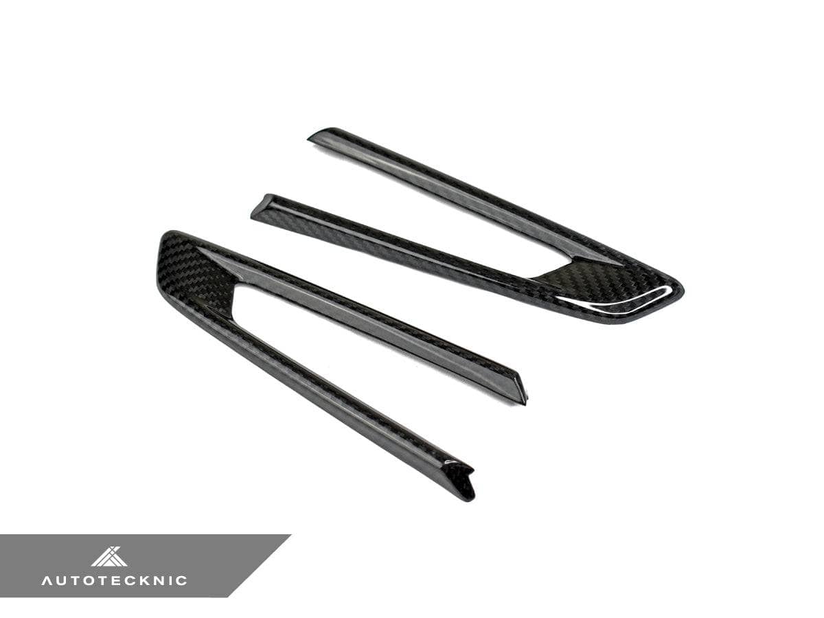 Kies-Motorsports AutoTecknic USA AutoTecknic Dry Carbon Fiber Fender Trim - F9X M8