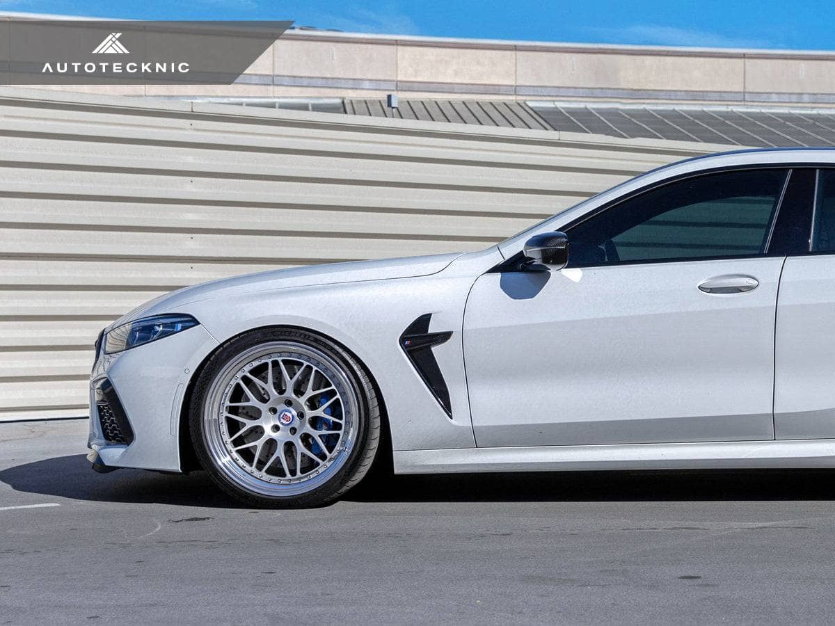 Kies-Motorsports AutoTecknic USA AutoTecknic Dry Carbon Fiber Fender Trim - F9X M8