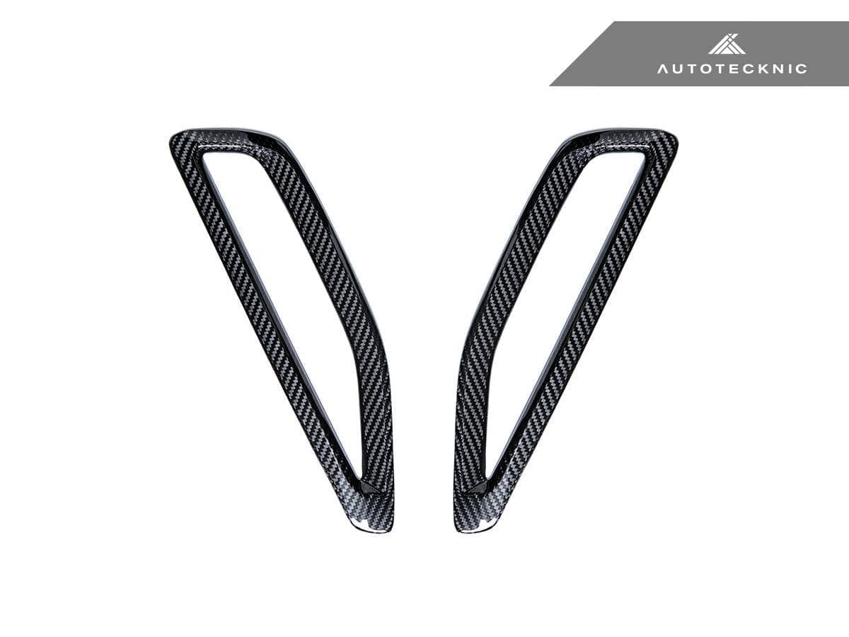 Kies-Motorsports AutoTecknic USA AutoTecknic Dry Carbon Fiber Fender Trim - G05 X5