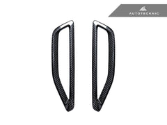 Kies-Motorsports AutoTecknic USA AutoTecknic Dry Carbon Fiber Fender Trim - G05 X5