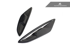 Kies-Motorsports AutoTecknic USA AutoTecknic Dry Carbon Fiber Fender Trim Set - G14/ G15/ G16 8-Series