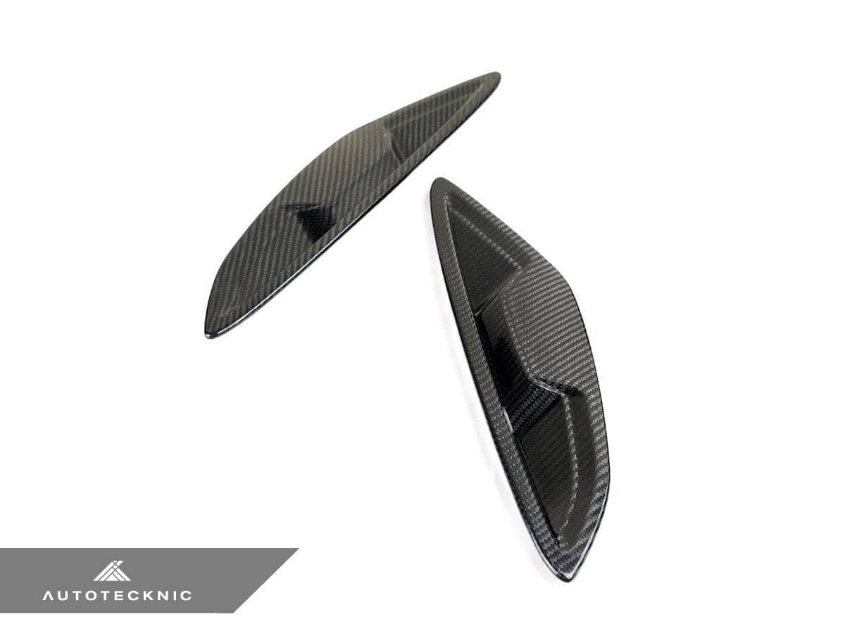 Kies-Motorsports AutoTecknic USA AutoTecknic Dry Carbon Fiber Fender Trim Set - G14/ G15/ G16 8-Series