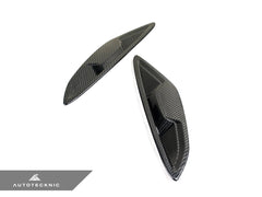 Kies-Motorsports AutoTecknic USA AutoTecknic Dry Carbon Fiber Fender Trim Set - G14/ G15/ G16 8-Series
