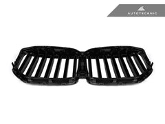 Kies-Motorsports AutoTecknic USA AutoTecknic Dry Carbon Fiber Front Grille - G07 X7 LCI G07 X7 LCI 2023-Up / Gloss Carbon Surrounds + Gloss Black Center Slats
