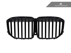 Kies-Motorsports AutoTecknic USA AutoTecknic Dry Carbon Fiber Front Grille - G07 X7 LCI G07 X7 LCI 2023-Up / Gloss Carbon Surrounds + Gloss Black Center Slats
