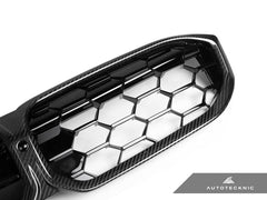 Kies-Motorsports AutoTecknic USA AutoTecknic Dry Carbon Fiber Honeycomb Front Grille - G20 3-Series LCI G20 3-Series LCI 2023-Up