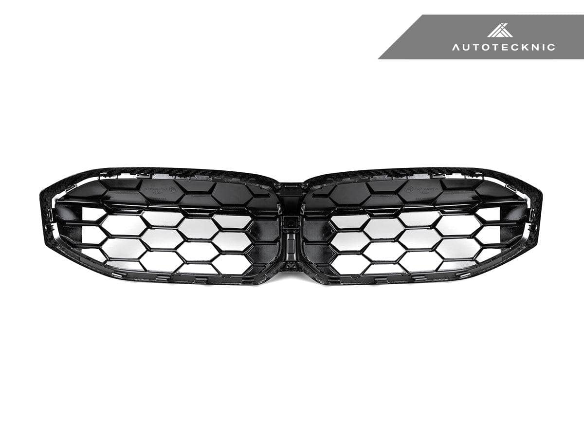 Kies-Motorsports AutoTecknic USA AutoTecknic Dry Carbon Fiber Honeycomb Front Grille - G20 3-Series LCI G20 3-Series LCI 2023-Up