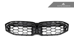 Kies-Motorsports AutoTecknic USA AutoTecknic Dry Carbon Fiber Honeycomb Front Grille - G20 3-Series LCI G20 3-Series LCI 2023-Up