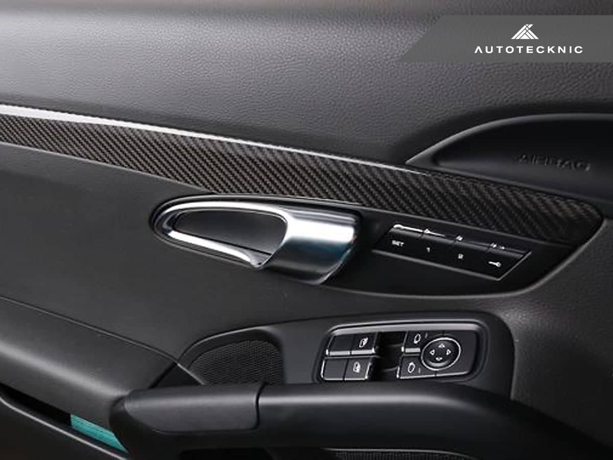 Kies-Motorsports AutoTecknic USA AutoTecknic Dry Carbon Fiber Interior Trim - Porsche 718 Cayman | Boxster