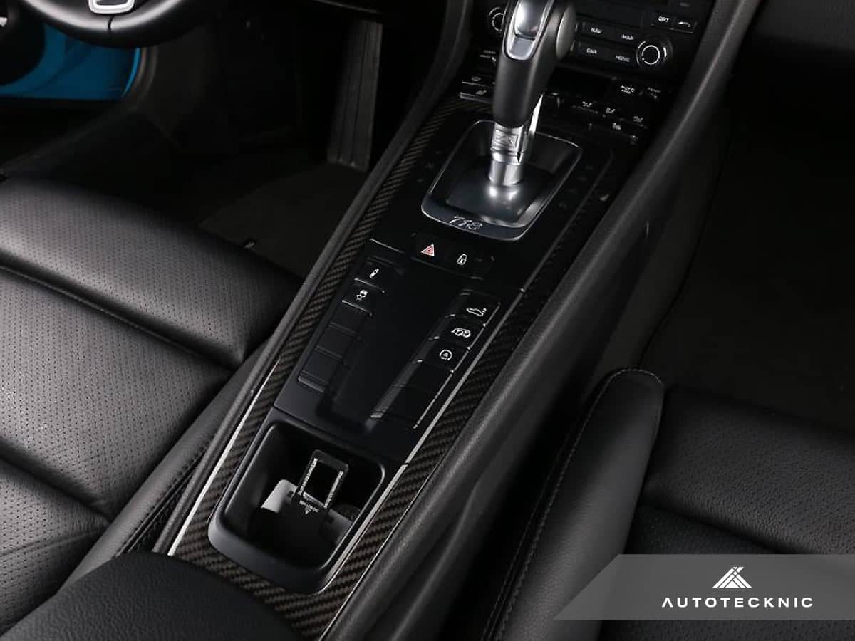 Kies-Motorsports AutoTecknic USA AutoTecknic Dry Carbon Fiber Interior Trim - Porsche 718 Cayman | Boxster