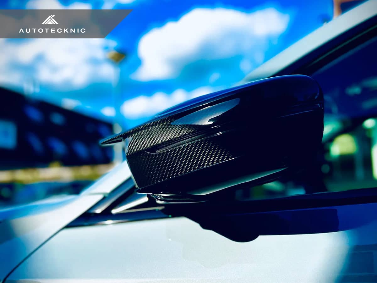 Kies-Motorsports AutoTecknic USA AutoTecknic Dry Carbon Fiber Mirror Covers - G42 M240i