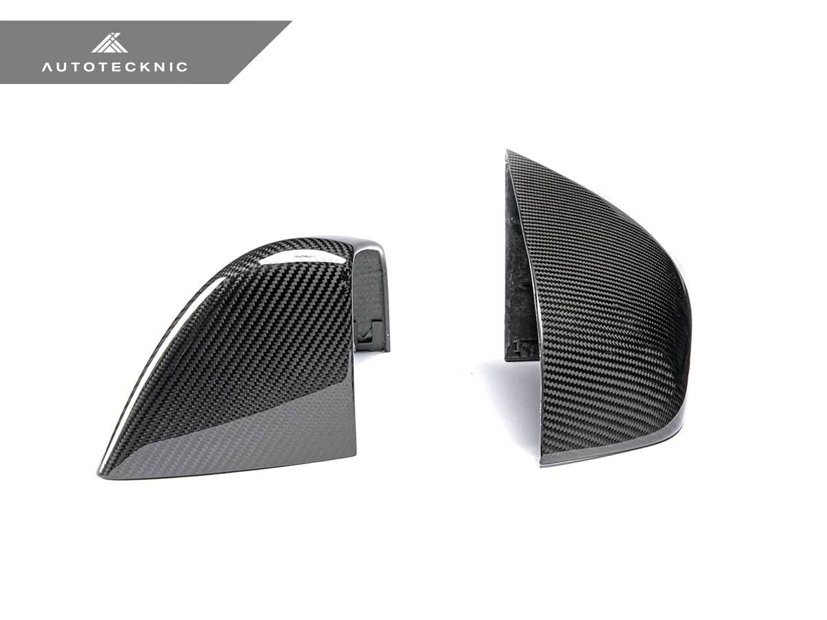 Kies-Motorsports AutoTecknic USA AutoTecknic Dry Carbon Fiber Mirror Covers - Tesla Model Y Tesla Model Y