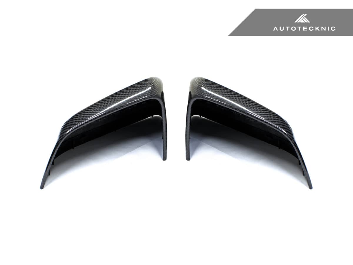 Kies-Motorsports AutoTecknic USA AutoTecknic Dry Carbon Fiber Mirror Covers - Tesla Model Y Tesla Model Y