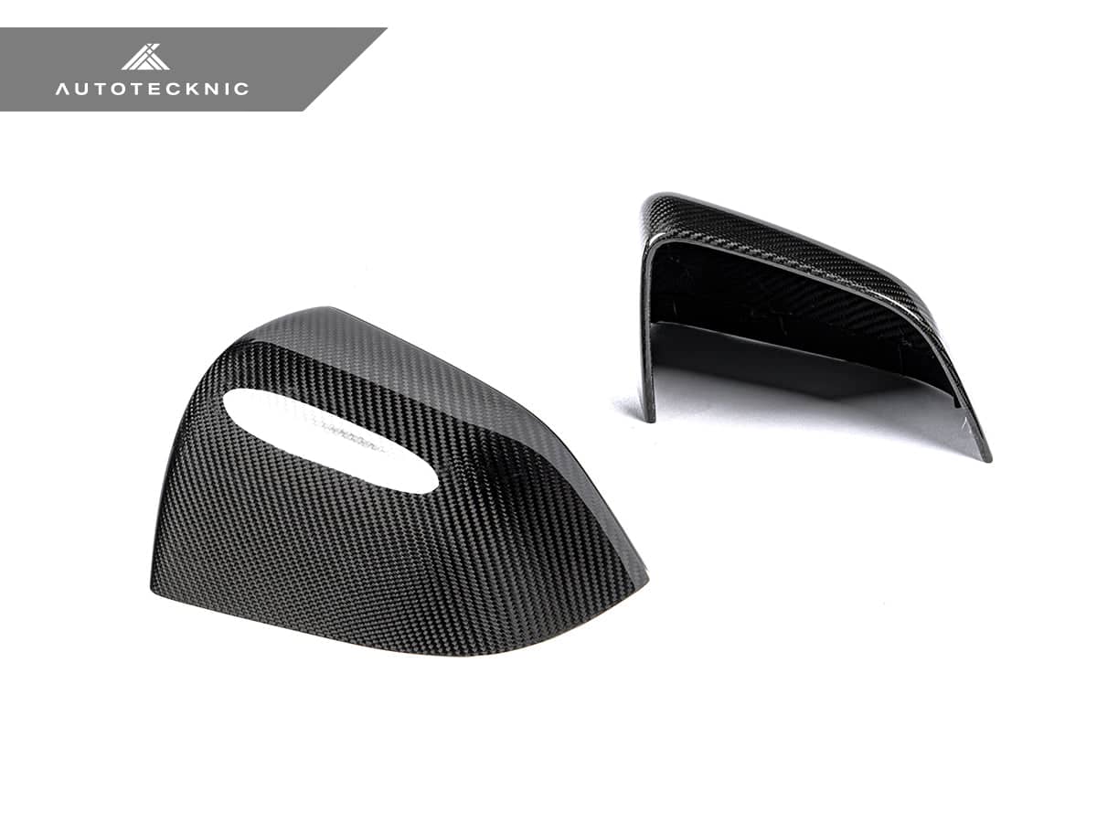Kies-Motorsports AutoTecknic USA AutoTecknic Dry Carbon Fiber Mirror Covers - Tesla Model Y Tesla Model Y