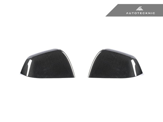 Kies-Motorsports AutoTecknic USA AutoTecknic Dry Carbon Fiber Mirror Covers - Tesla Model Y Tesla Model Y
