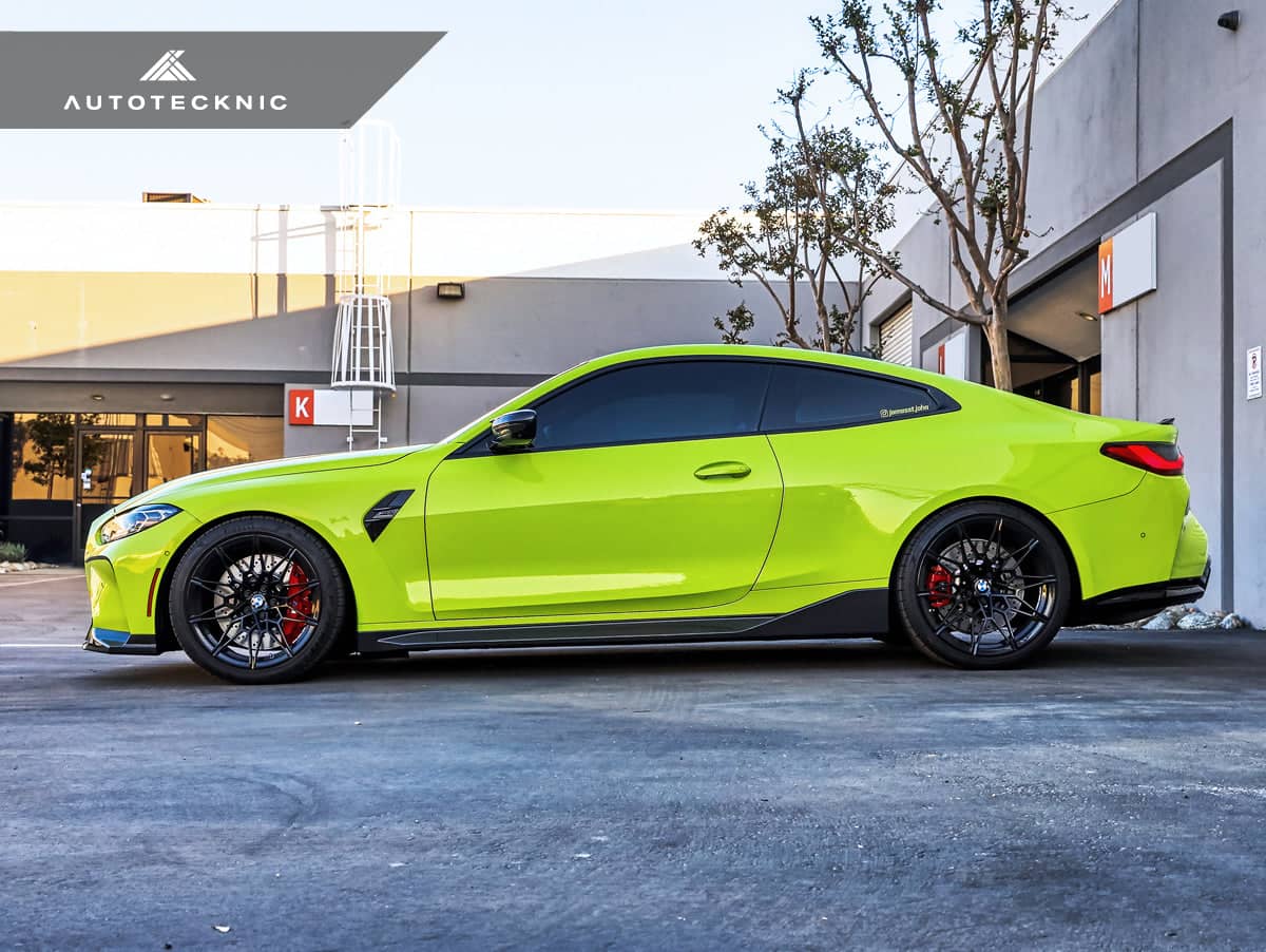 Kies-Motorsports AutoTecknic USA AutoTecknic Dry Carbon Fiber Performante Front Aero Lip - G80 M3 | G82/ G83 M4