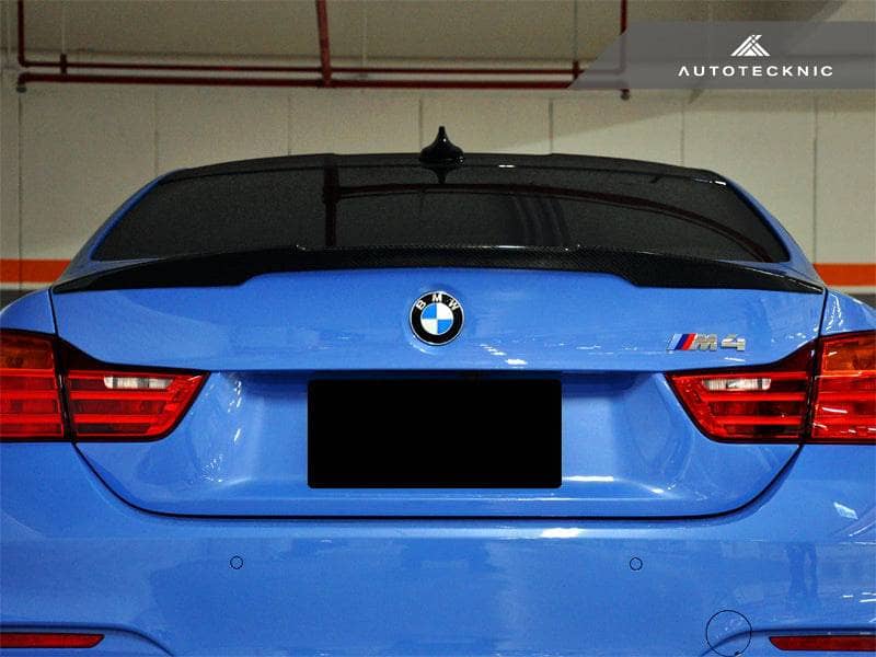 Kies-Motorsports AutoTecknic USA AutoTecknic Dry Carbon Fiber Performante Trunk Spoiler - F82 M4 | M4 Competition