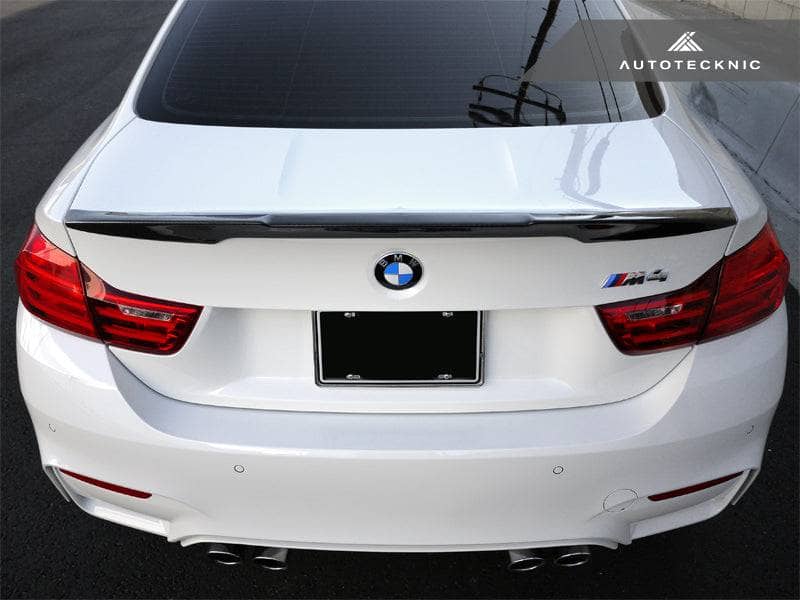 Kies-Motorsports AutoTecknic USA AutoTecknic Dry Carbon Fiber Performante Trunk Spoiler - F82 M4 | M4 Competition