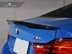 Kies-Motorsports AutoTecknic USA AutoTecknic Dry Carbon Fiber Performante Trunk Spoiler - F82 M4 | M4 Competition