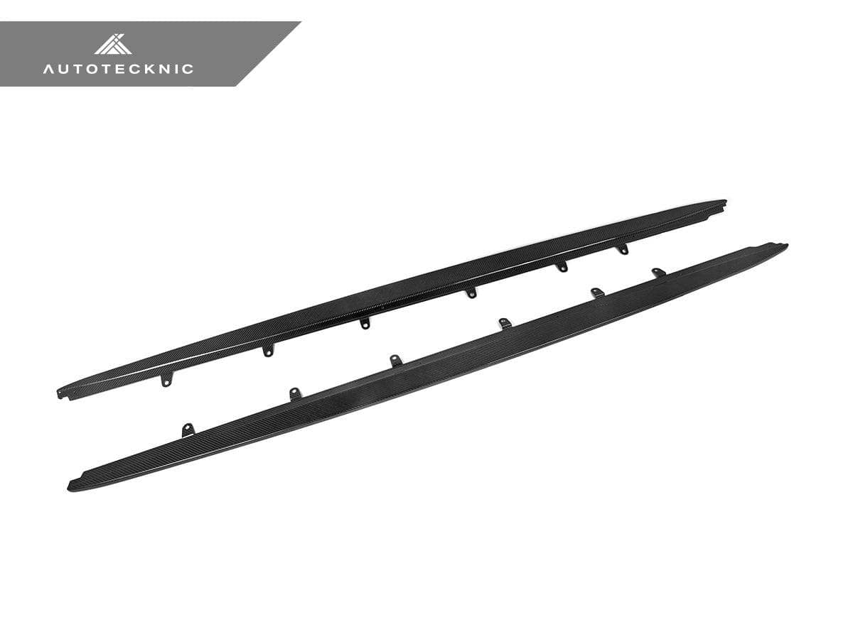 Kies-Motorsports AutoTecknic USA AutoTecknic Dry Carbon Fiber Side Skirt Extension Set - F90 M5 | G30 5-Series