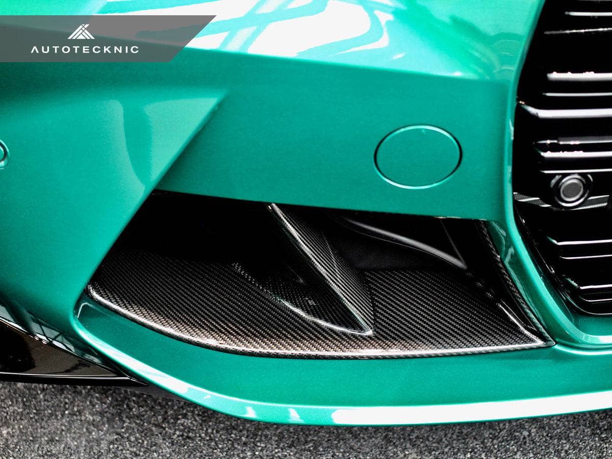 Kies-Motorsports AutoTecknic USA AutoTecknic Dry Carbon Front Bumper Lower Vent Set - G80 M3 | G82/ G83 M4