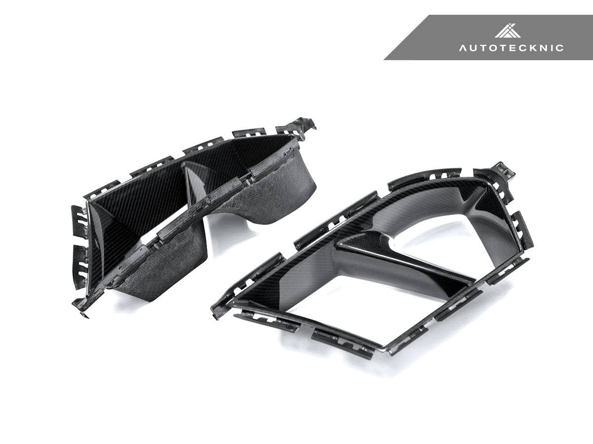 Kies-Motorsports AutoTecknic USA AutoTecknic Dry Carbon Front Bumper Lower Vent Set - G80 M3 | G82/ G83 M4